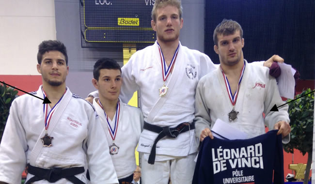 tamelin - La filière sportifs de haut niveau de l'EMLV se distingue aux Championnats de France de judo FFSU 2015
